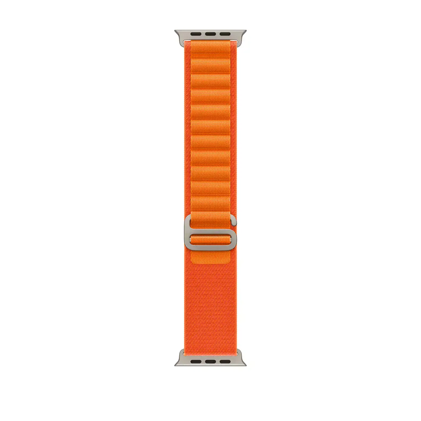 Apple Watch Ultra GPS + Cellular 49mm Titanium Case with Orange Alpine Loop - Medium (MQEU3, MQFL3)