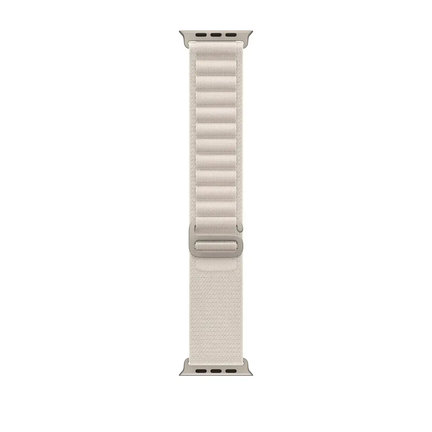 Apple Watch Ultra GPS + Cellular 49mm Titanium Case with Starlight Alpine Loop - Large (MQF13, MQFT3)