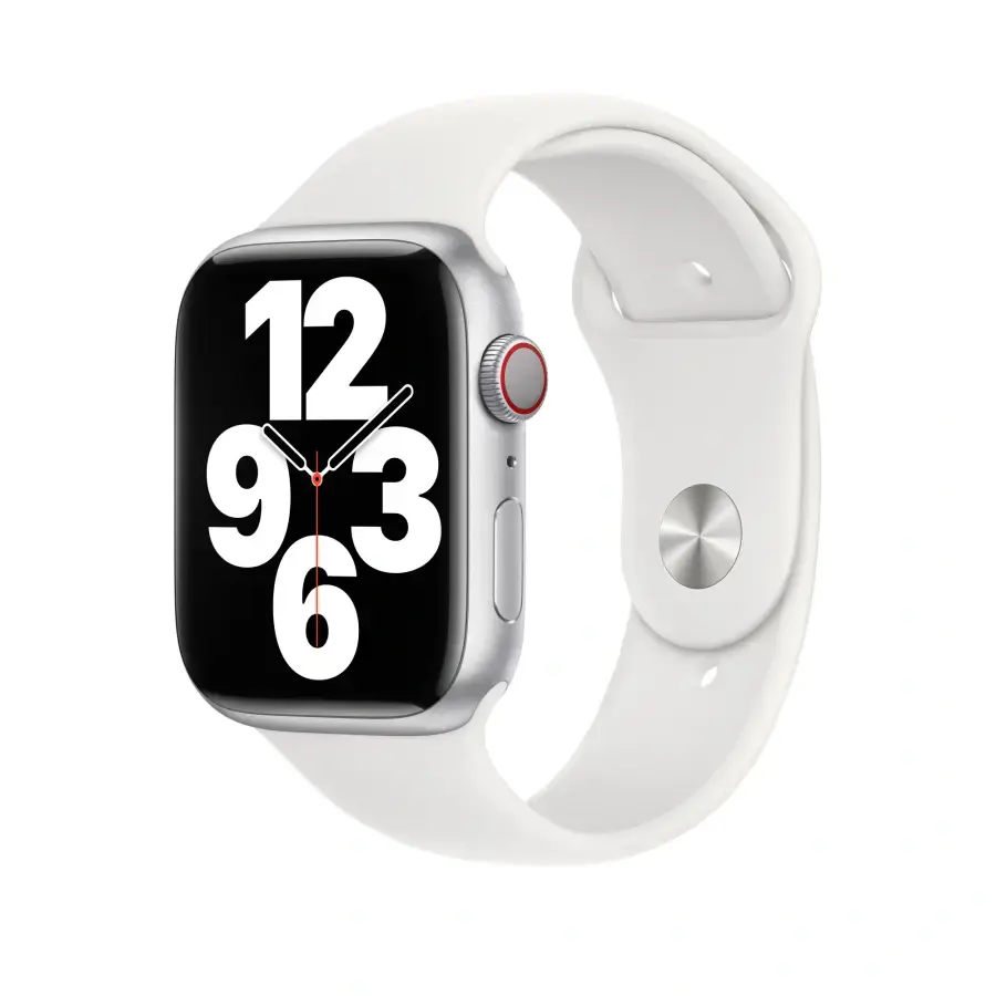 Ремінець Apple White Sport Band M/L для Apple Watch 42/44/45/49mm (MP7H3)