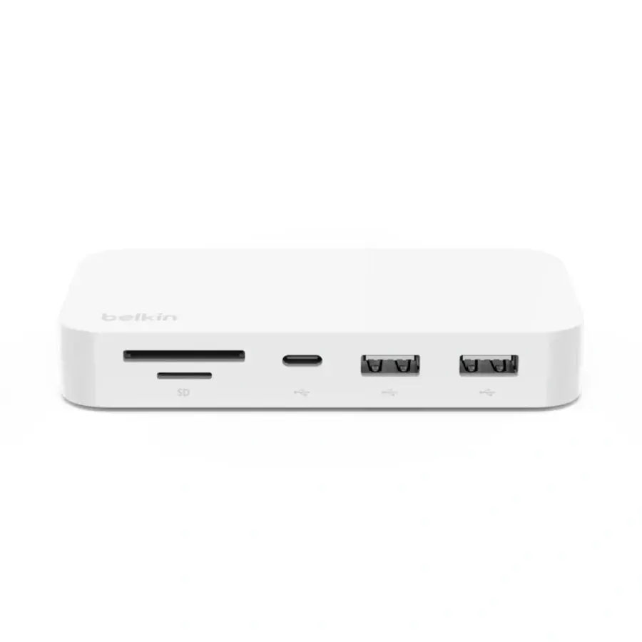 Багатопортовий концентратор Belkin USB-C 6-in-1 Multiport Hub with Mount (INC011ttWH)