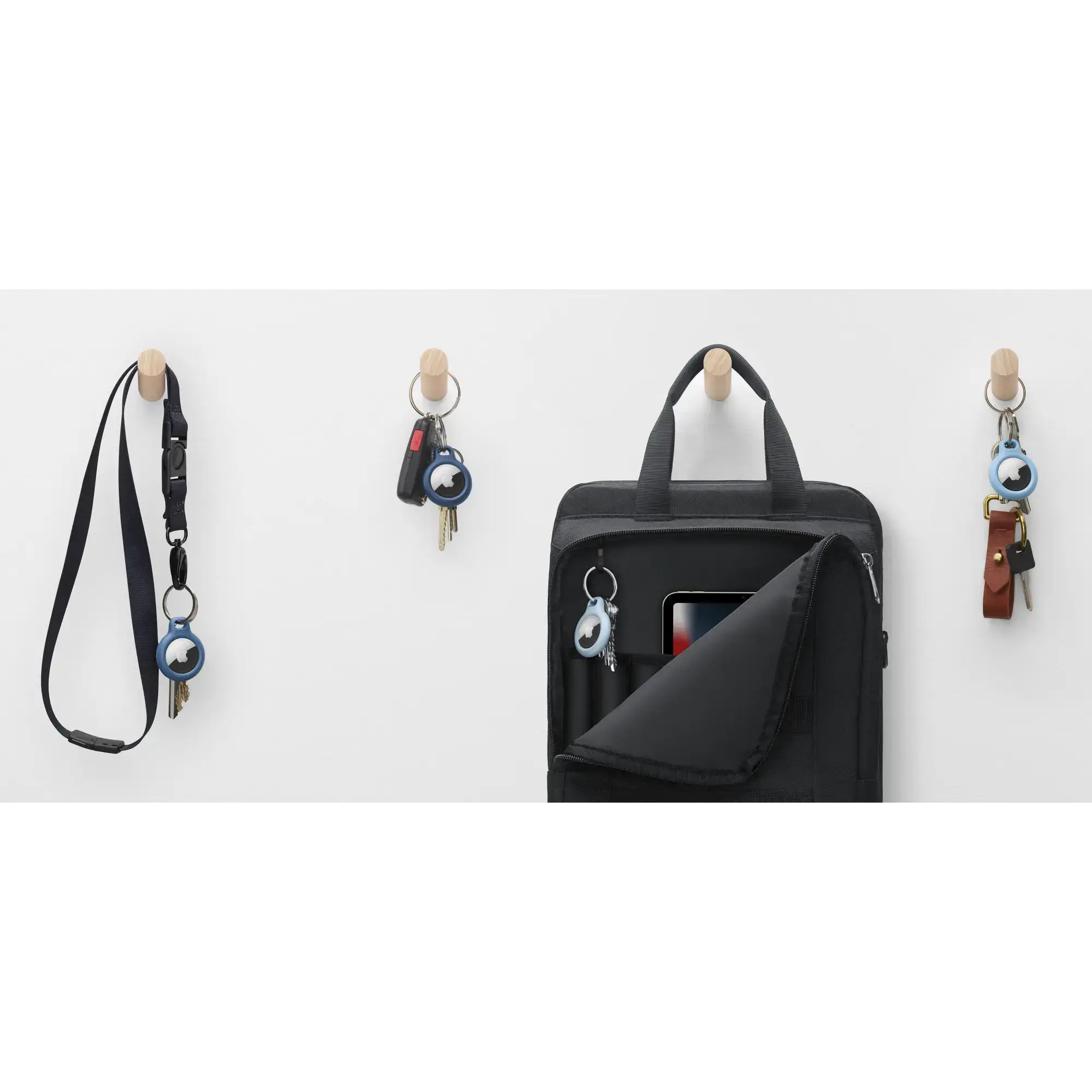 Belkin Secure Holder with Key Ring for AirTag 1-шт - Dark Blue (MSC001dsBL)