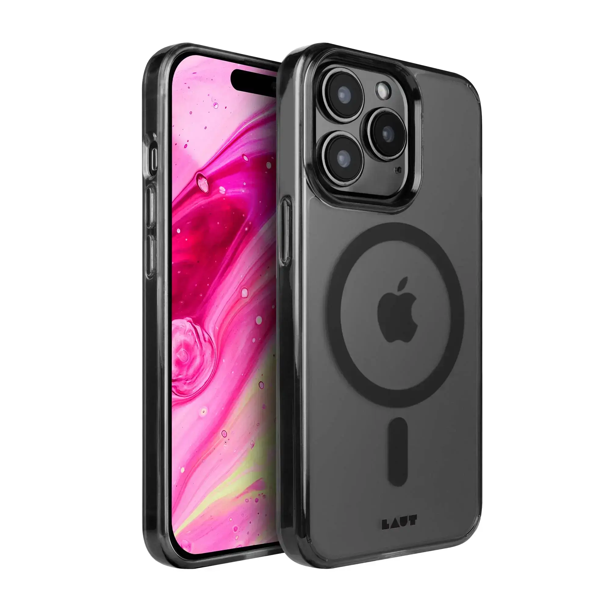 Чохол LAUT Crystal-M для iPhone 14 Pro Max - Black Crystal (L_IP22D_CRM_UB)
