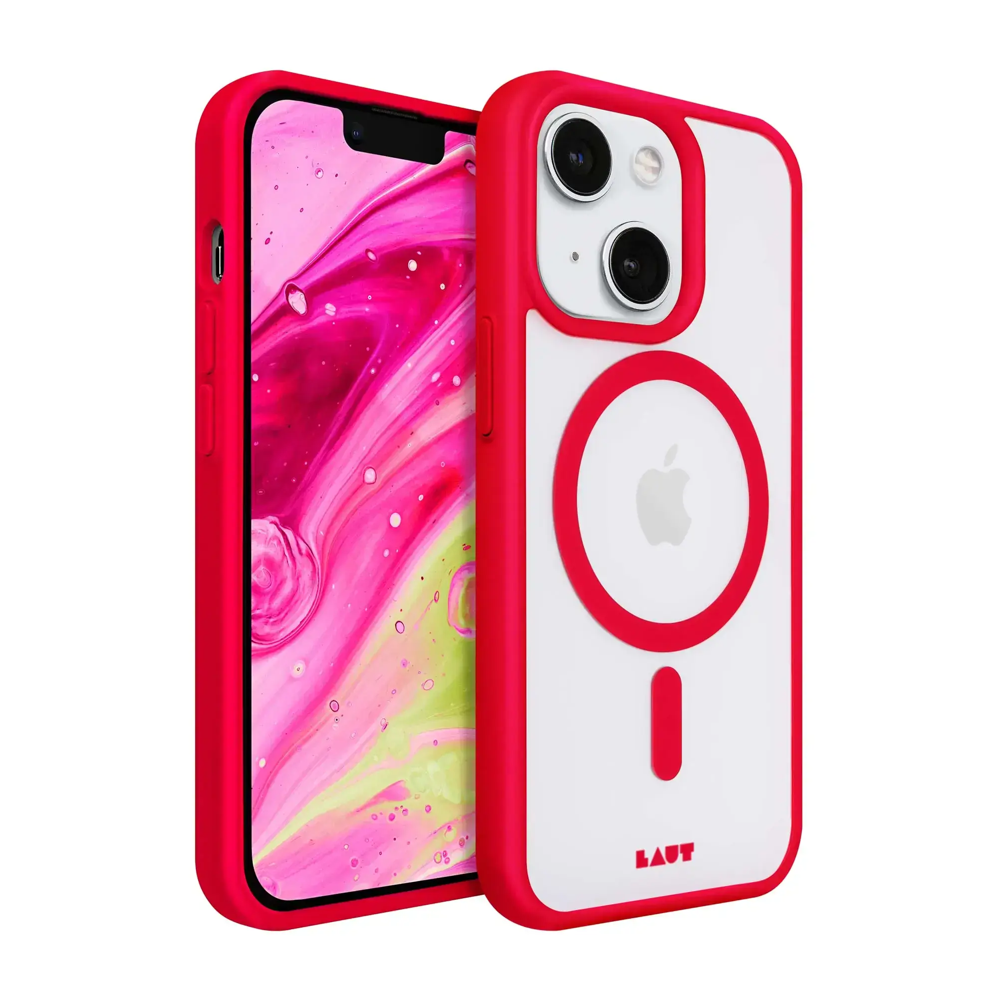 Чохол LAUT Huex Protect для iPhone 14 - Red (L_IP22A_HPT_R)