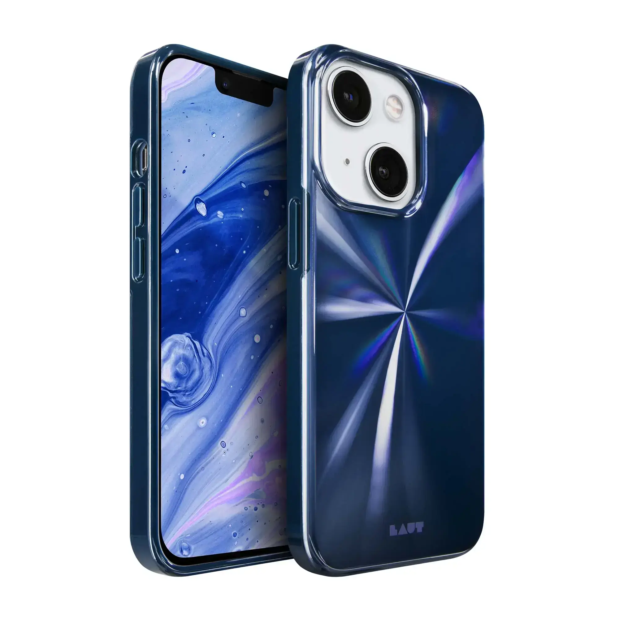 Чохол LAUT Huex Reflect для iPhone 14 - Navy (L_IP22A_HXR_NV)