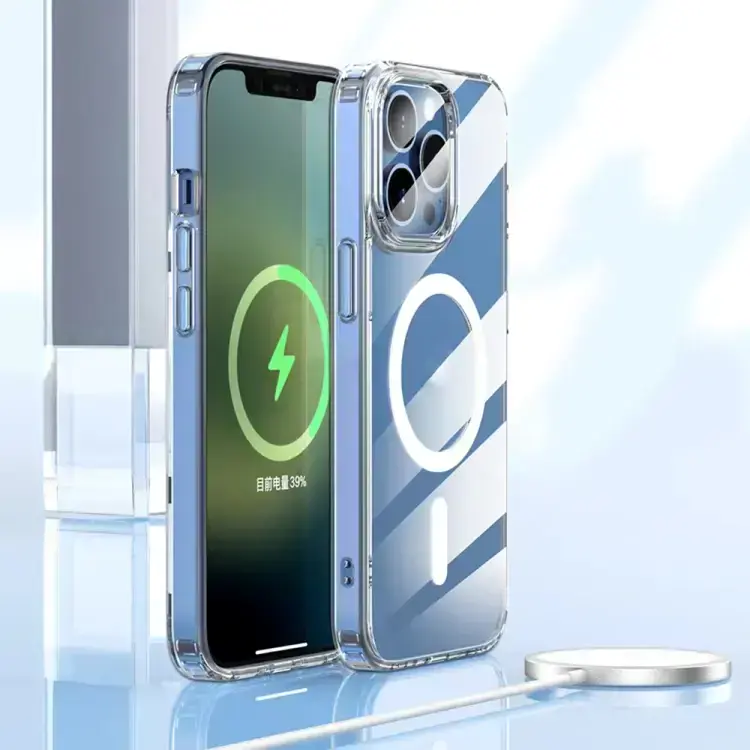 Чохол Mutural Jingtou Magsafe TPU + PC Case for iPhone 14 Plus - Transparent