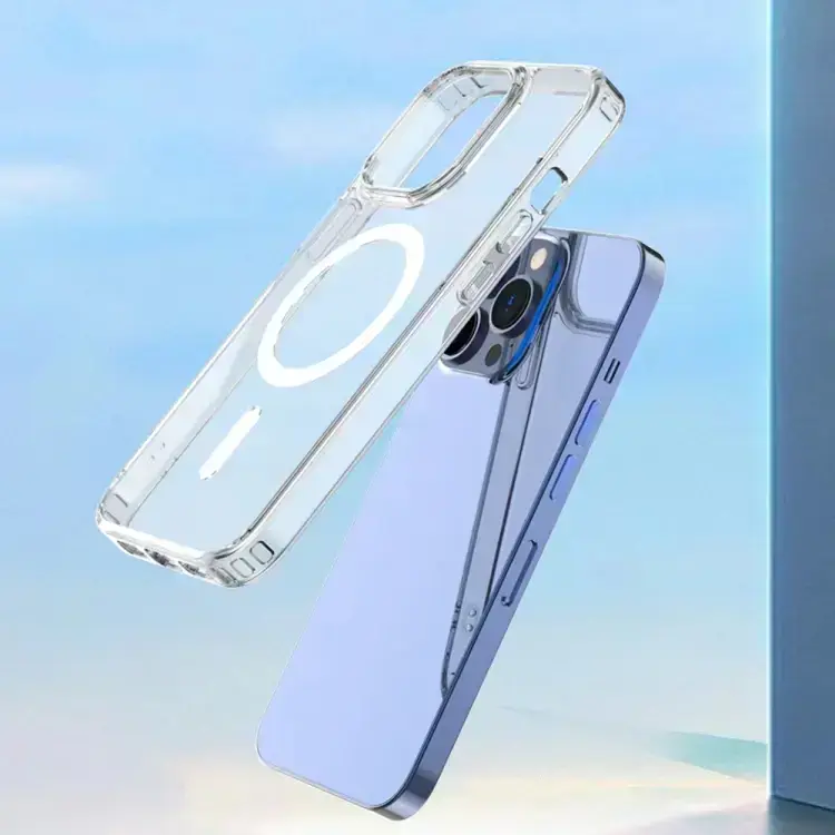 Чохол Mutural Jingtou Magsafe TPU + PC Case for iPhone 14 Plus - Transparent