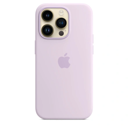 Чехол Apple iPhone 14 Pro Silicone Case with Animation & MagSafe (1:1 original) - Lilac