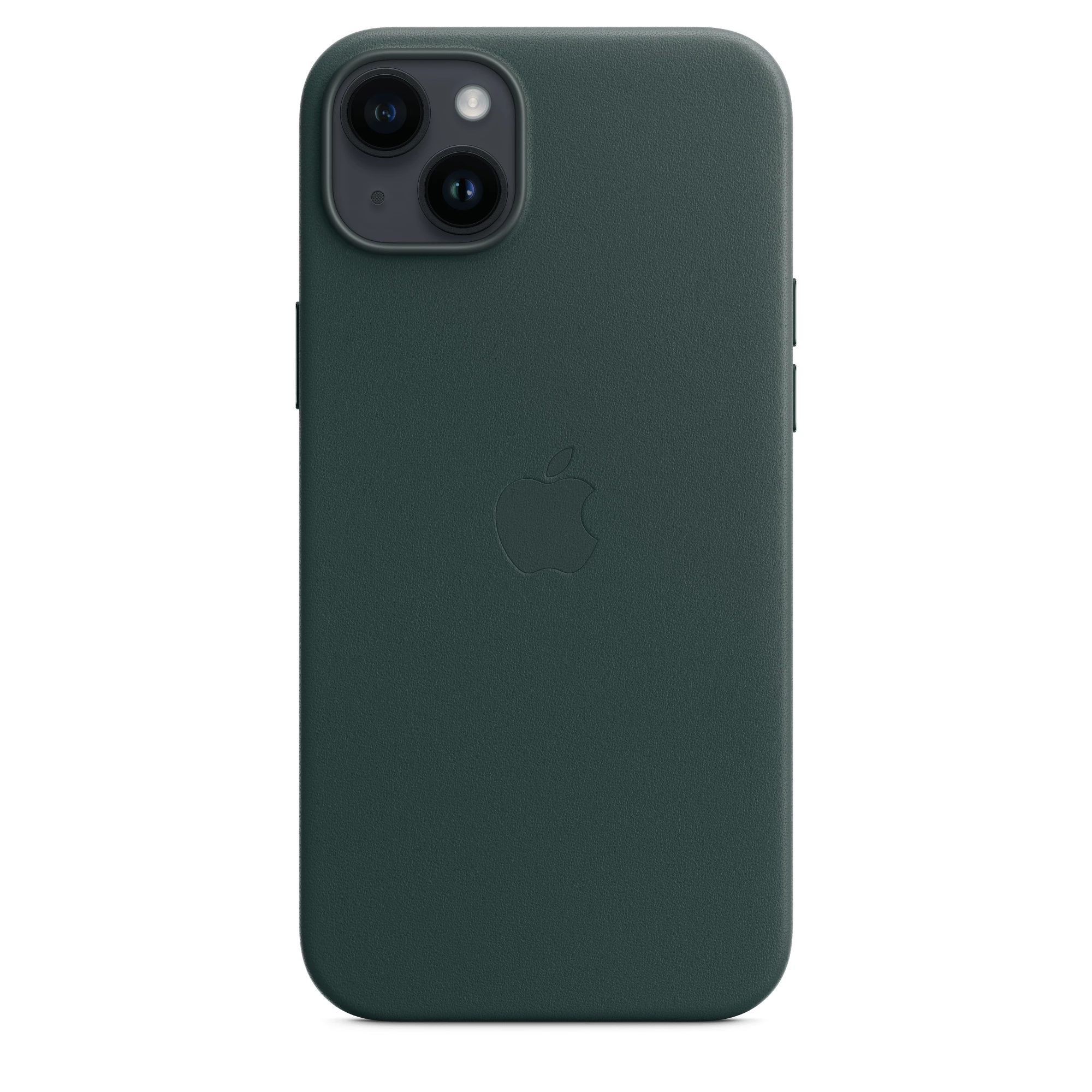 Чехол Apple iPhone 14 Plus Leather Case with MagSafe - Forest Green (MPPA3)