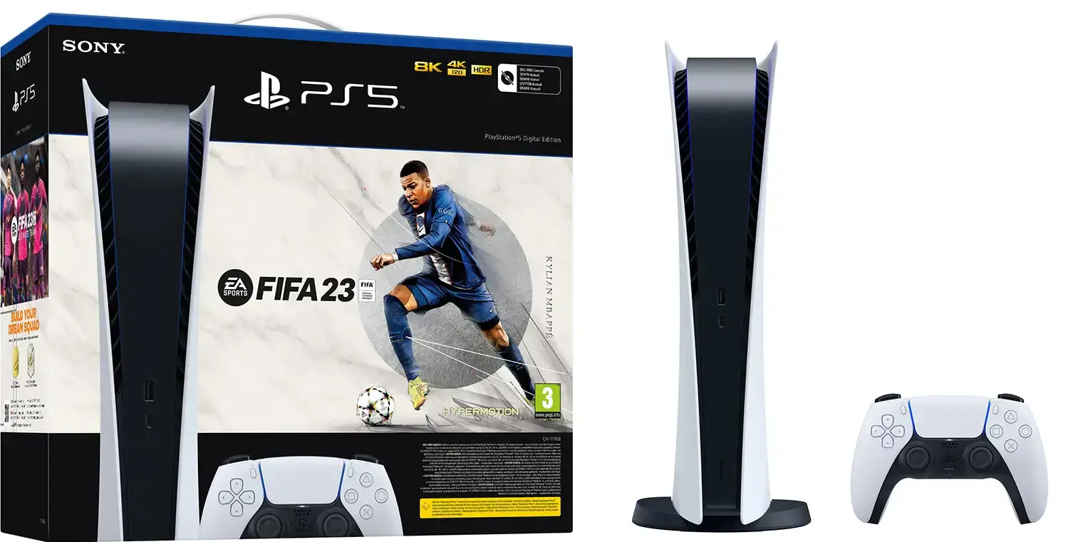 Игровая консоль Sony PlayStation 5 825GB Digital Edition - EA SPORTS FIFA 23 Bundle