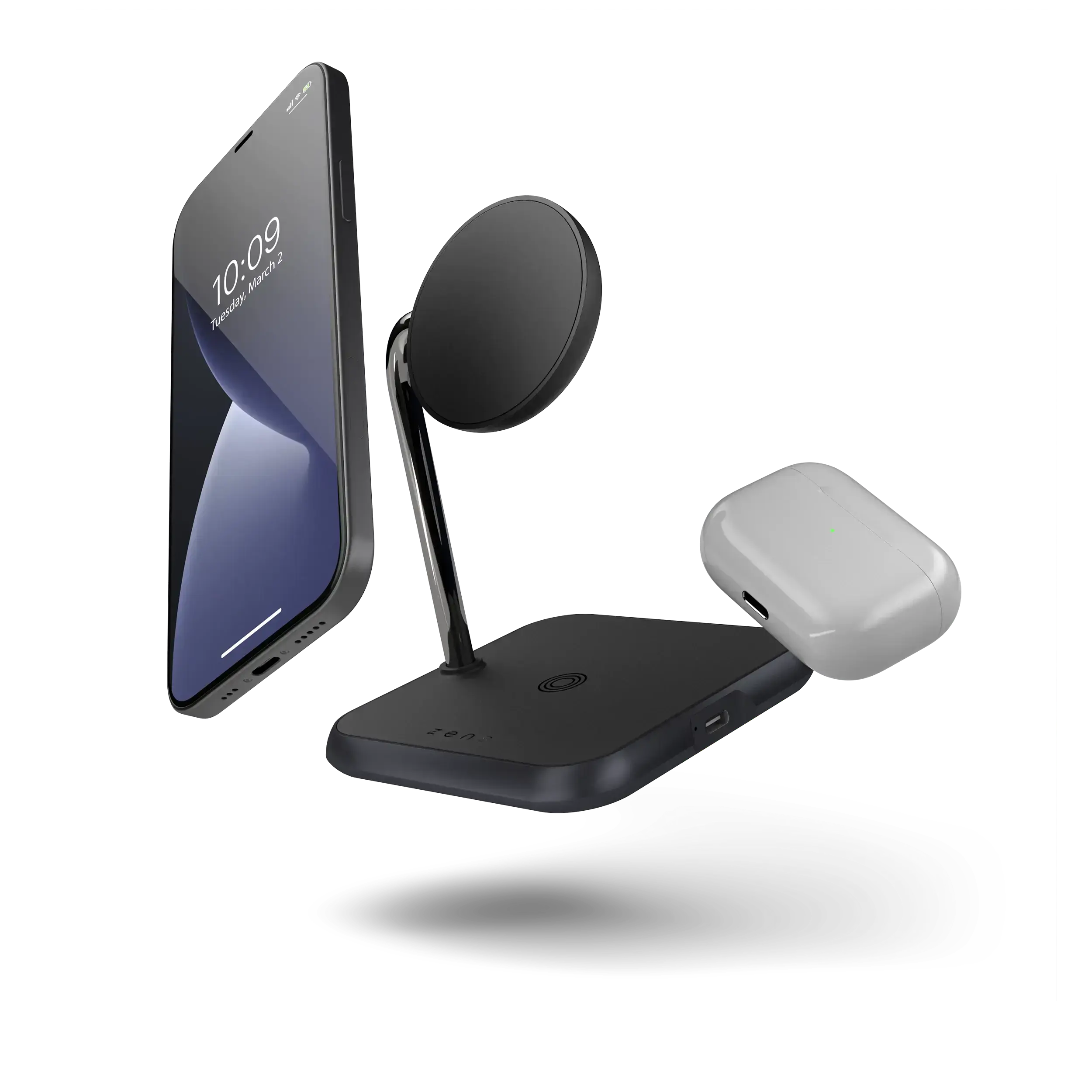 Магнітний бездротовий зарядний пристрій 3-в-1 Zens Magnetic Wireless Charger (ZEDC19B/00)