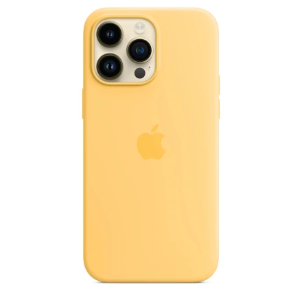 Чехол Apple iPhone 14 Pro Max Silicone Case Lux Copy - Sunglow