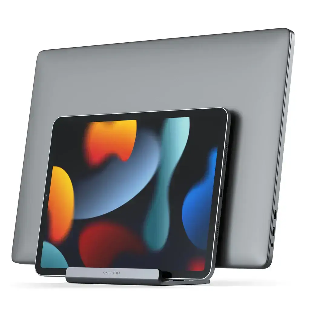 Подвійна вертикальна підставка Satechi Dual Vertical Laptop Stand (ST-ADVSM)
