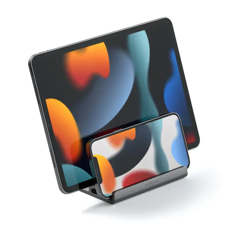 Подвійна вертикальна підставка Satechi Dual Vertical Laptop Stand (ST-ADVSM)