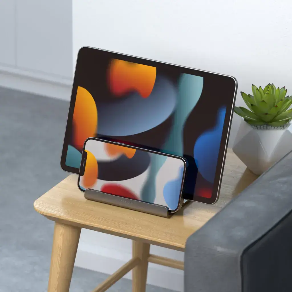 Подвійна вертикальна підставка Satechi Dual Vertical Laptop Stand (ST-ADVSM)