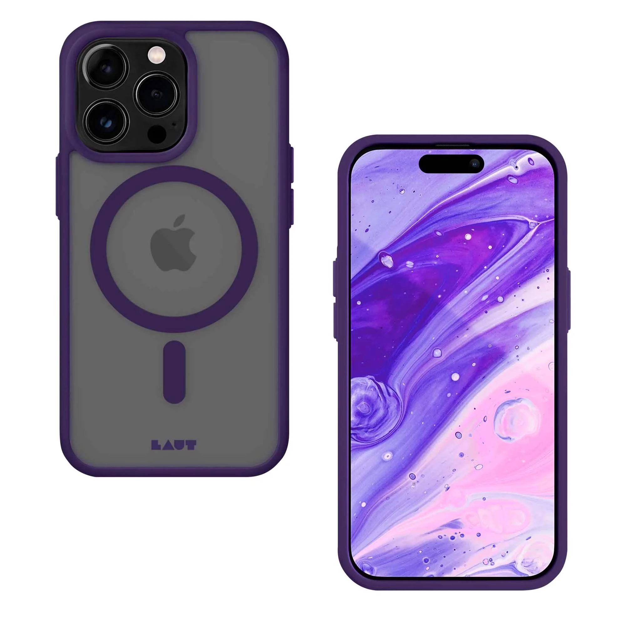 Чохол LAUT Huex Protect для iPhone 14 Pro Max - Dark Purple (L_IP22D_HPT_DPU)