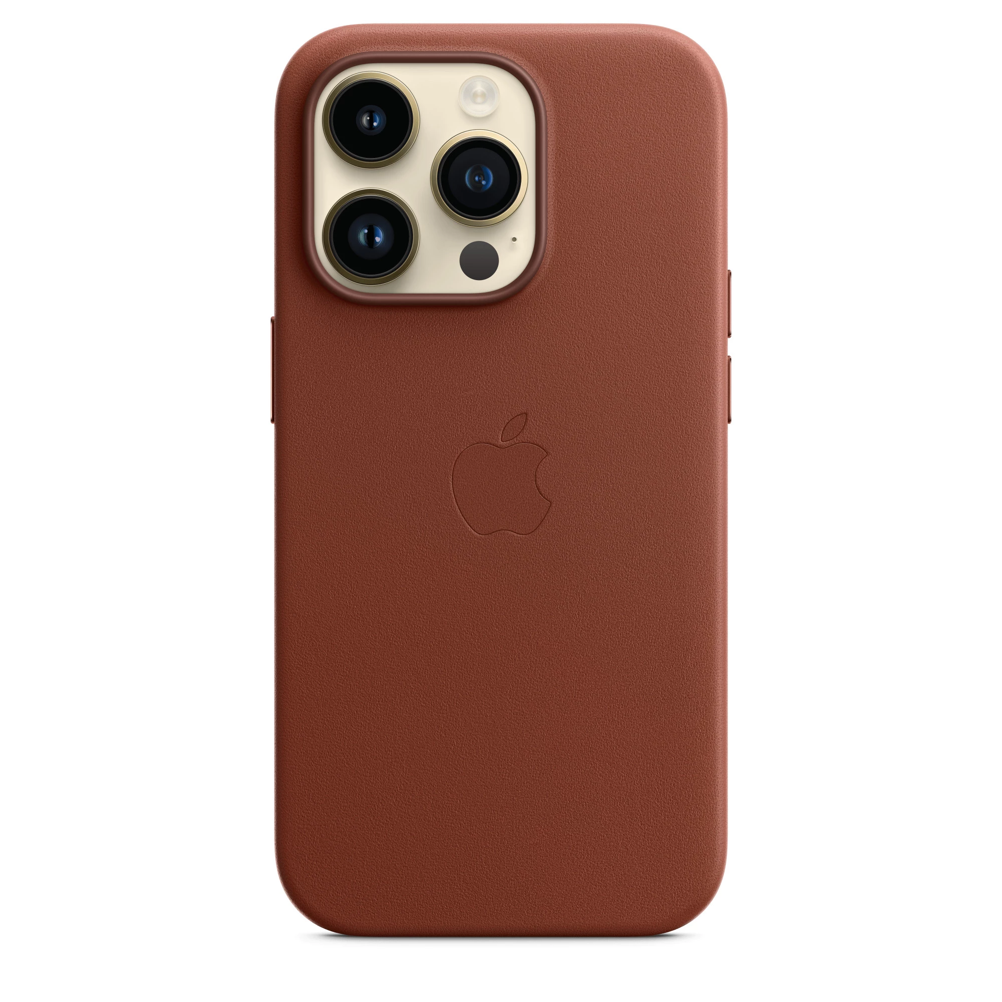 Чохол Apple iPhone 14 Pro Leather Case with MagSafe - Umber (MPPK3)