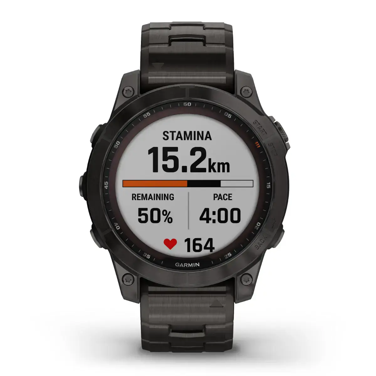 Смарт-годинник Garmin Fenix 7 Sapphire Solar Carbon Grey DLC Titanium with Carbon Grey DLC Vented Titanium Band (010-02540-39)