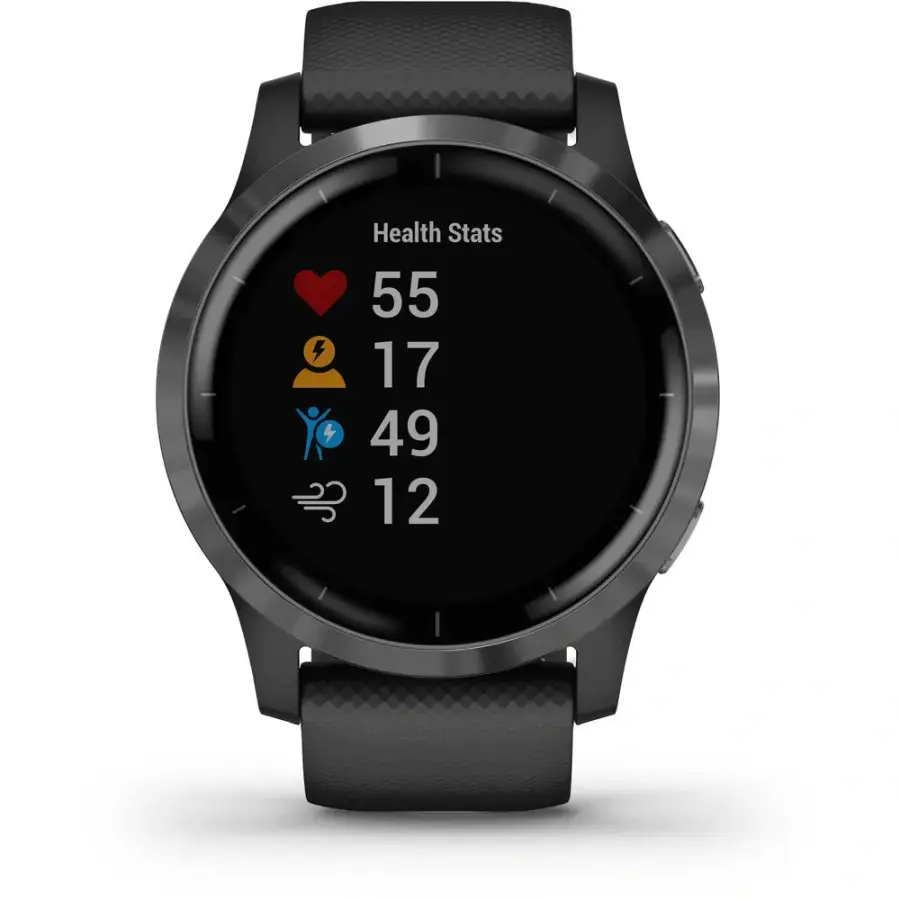 Смарт-годинник Garmin Vivoactive 4 Black/Slate (010-02174-13/010-02174-11)