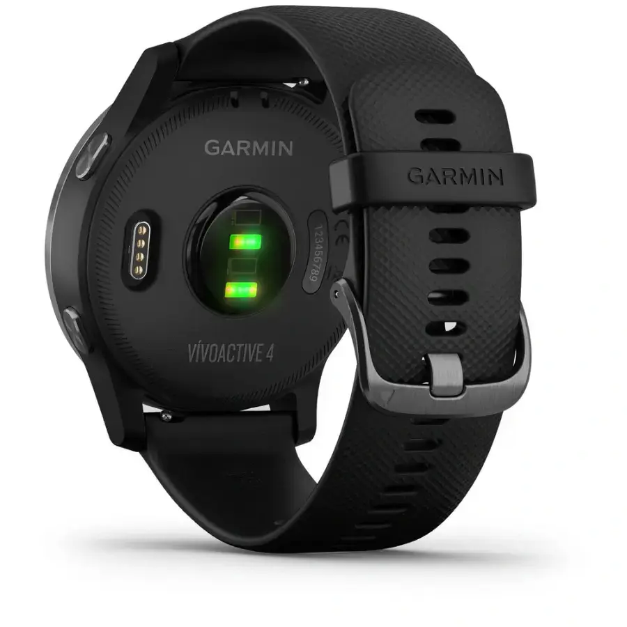 Смарт-годинник Garmin Vivoactive 4 Black/Slate (010-02174-13/010-02174-11)