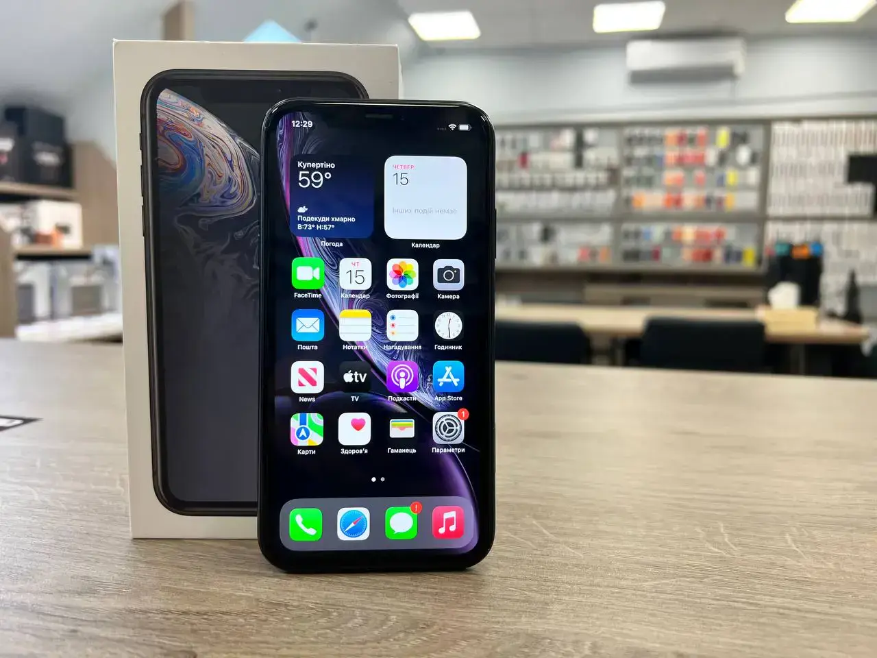 📲USED Apple iPhone XR 64GB Black (MRY42) 🔋83% (Состояние - 8/10, Комплект - iPhone, коробка | гарантия - 1 мес.)