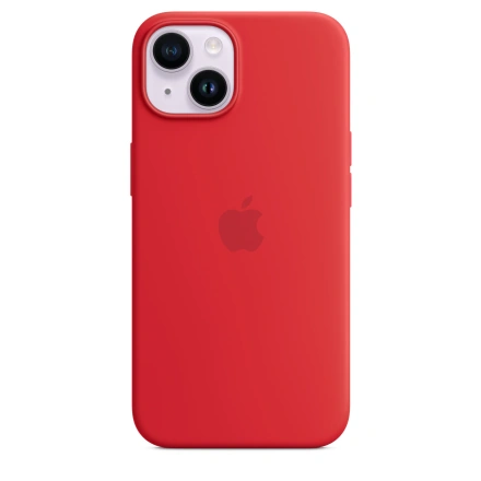 Чехол Apple iPhone 14 Silicone Case with MagSafe - (Product)RED (MPRW3)
