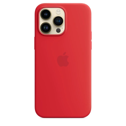 Чехол Apple iPhone 14 Pro Max Silicone Case Lux Copy - (Product) Red
