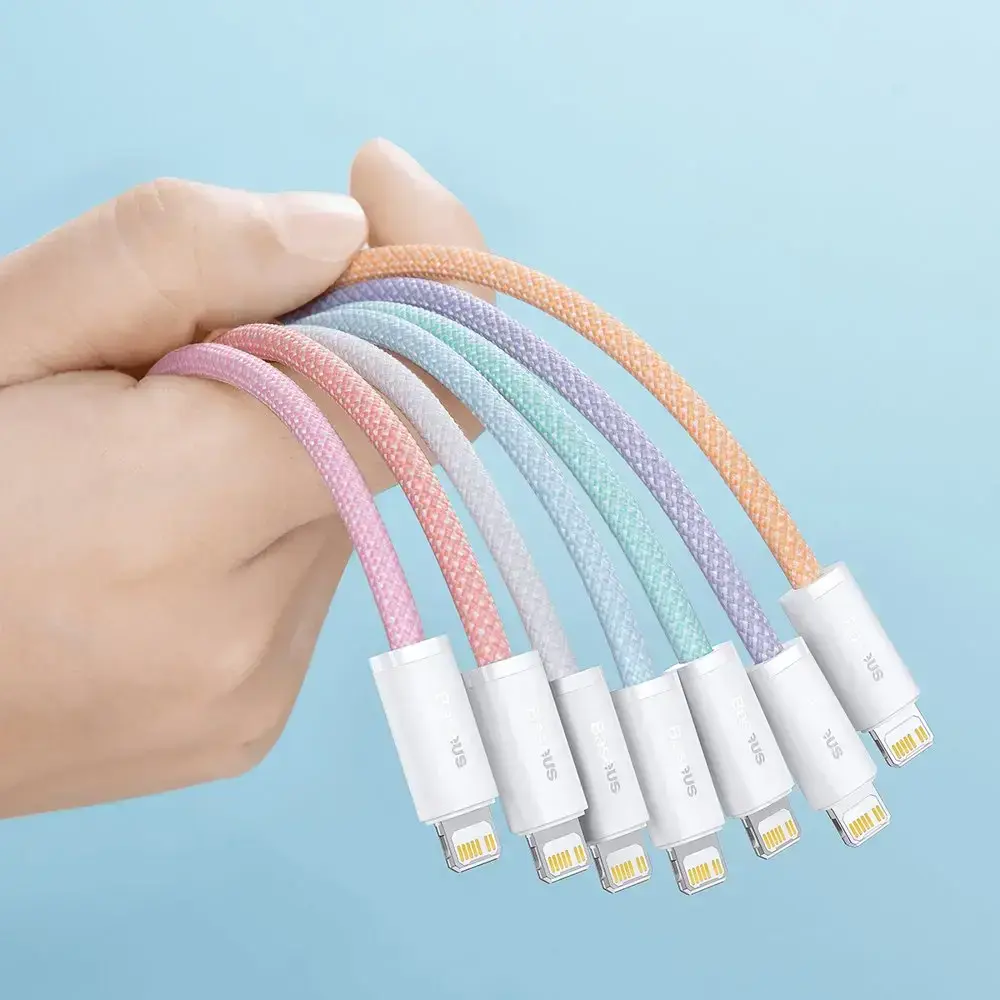 Зарядний кабель Baseus Dynamic Series Fast Charging Data Cable Type-C to Lightning 20W 1m White (CALD000002)