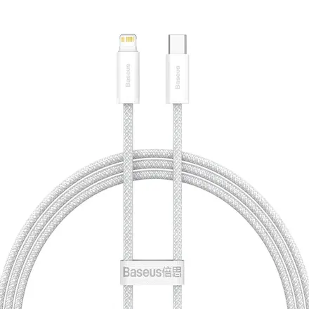 Зарядный кабель Baseus Dynamic Series Fast Charging Data Cable Type-C to Lightning 20W 1m White (CALD000002)