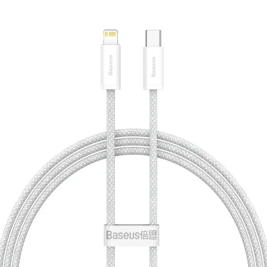 Зарядный кабель Baseus Dynamic Series Fast Charging Data Cable Type-C to Lightning 20W 1m White (CALD000002)