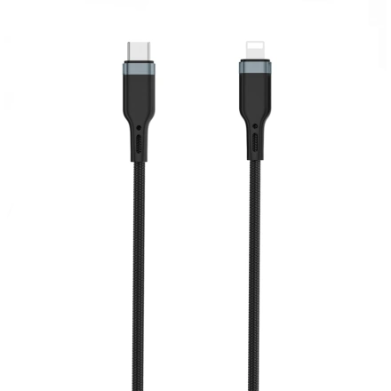 Зарядний кабель WIWU Platinum Cable Type-C to Lightning Cable 2.0 м Black (PT04)