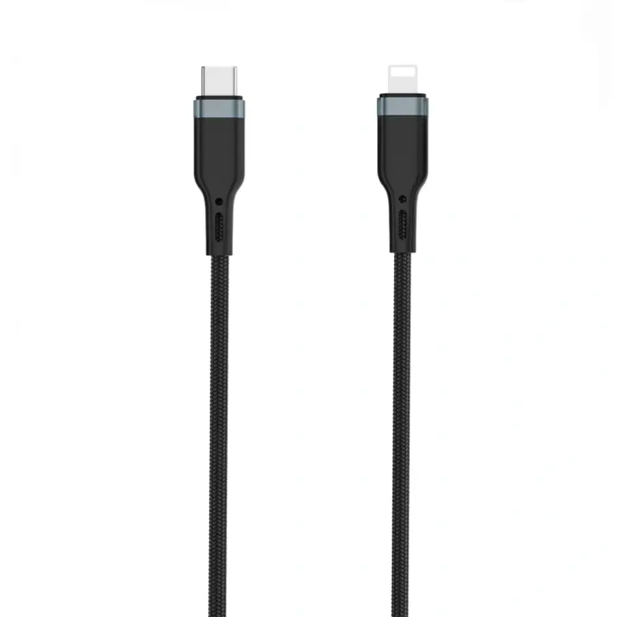Зарядний кабель WIWU Platinum Cable Type-C to Lightning Cable 2.0 м Black (PT04)