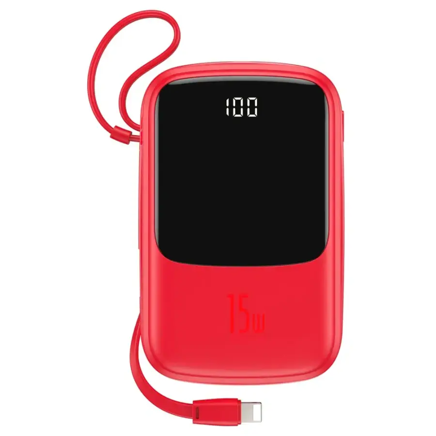 Зовнішній акумулятор Baseus Qpow 10000 mAh Red (PPQD-B09)
