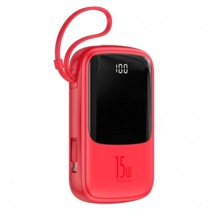 Внешний аккумулятор Baseus Qpow 10000 mAh Red (PPQD-B09)