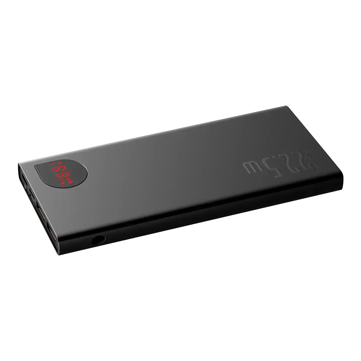 Зовнішній акумулятор Baseus Adaman Metal Digital Display PD3.0+QC3.0 22.5W 10000mAh Black (PPAD000001)