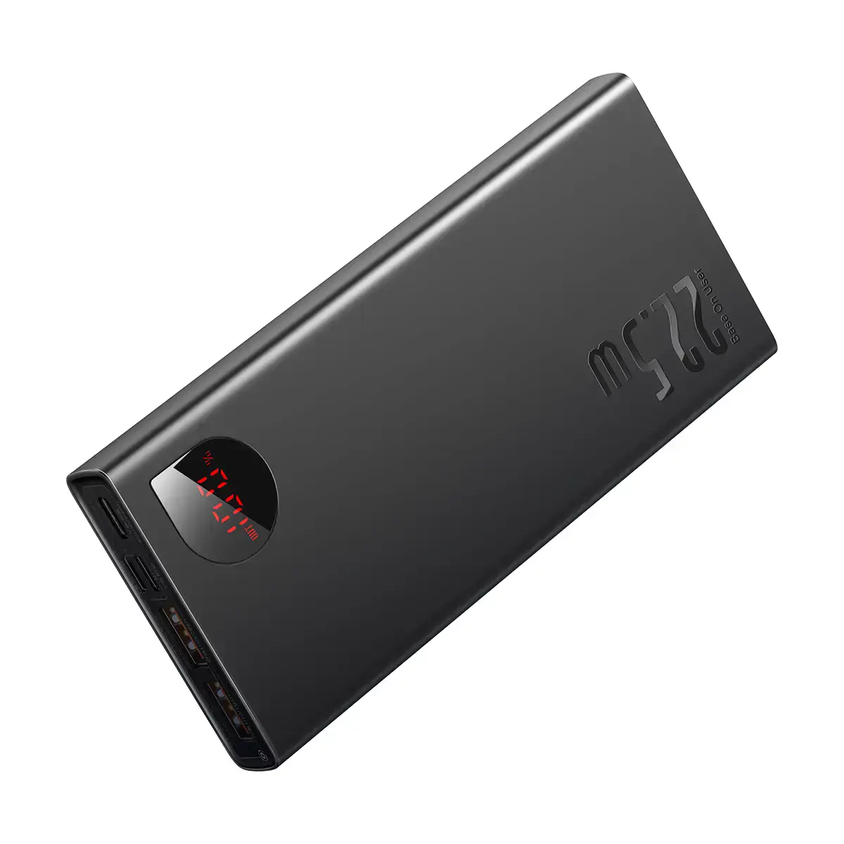 Зовнішній акумулятор Baseus Adaman Metal Digital Display PD3.0+QC3.0 22.5W 10000mAh Black (PPAD000001)