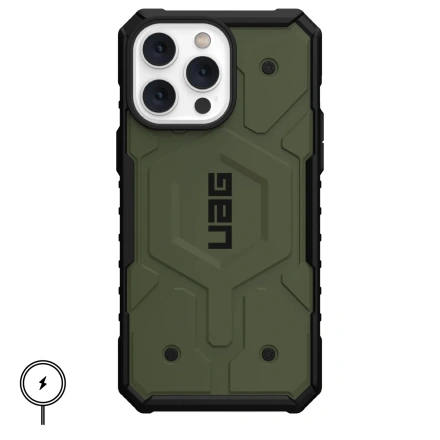 Чохол Чeхол UAG Pathfinder Series Case with MagSafe for iPhone 14 Pro - Oliva (114054117272)