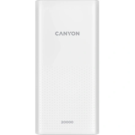 Внешний аккумулятор Canyon 20000 mAh PB-2001 - White (CNE-CPB2001W)