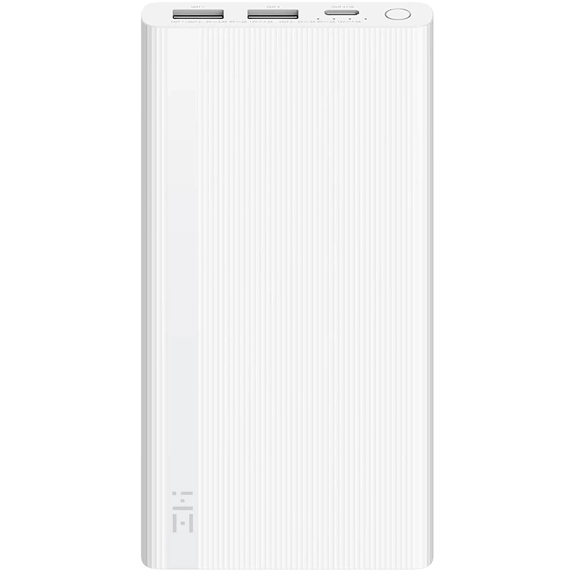 Зовнішній акумулятор ZMi PowerBank 10000 mAh 18W Power Delivery Type-C White (JD810, JD810-WH)