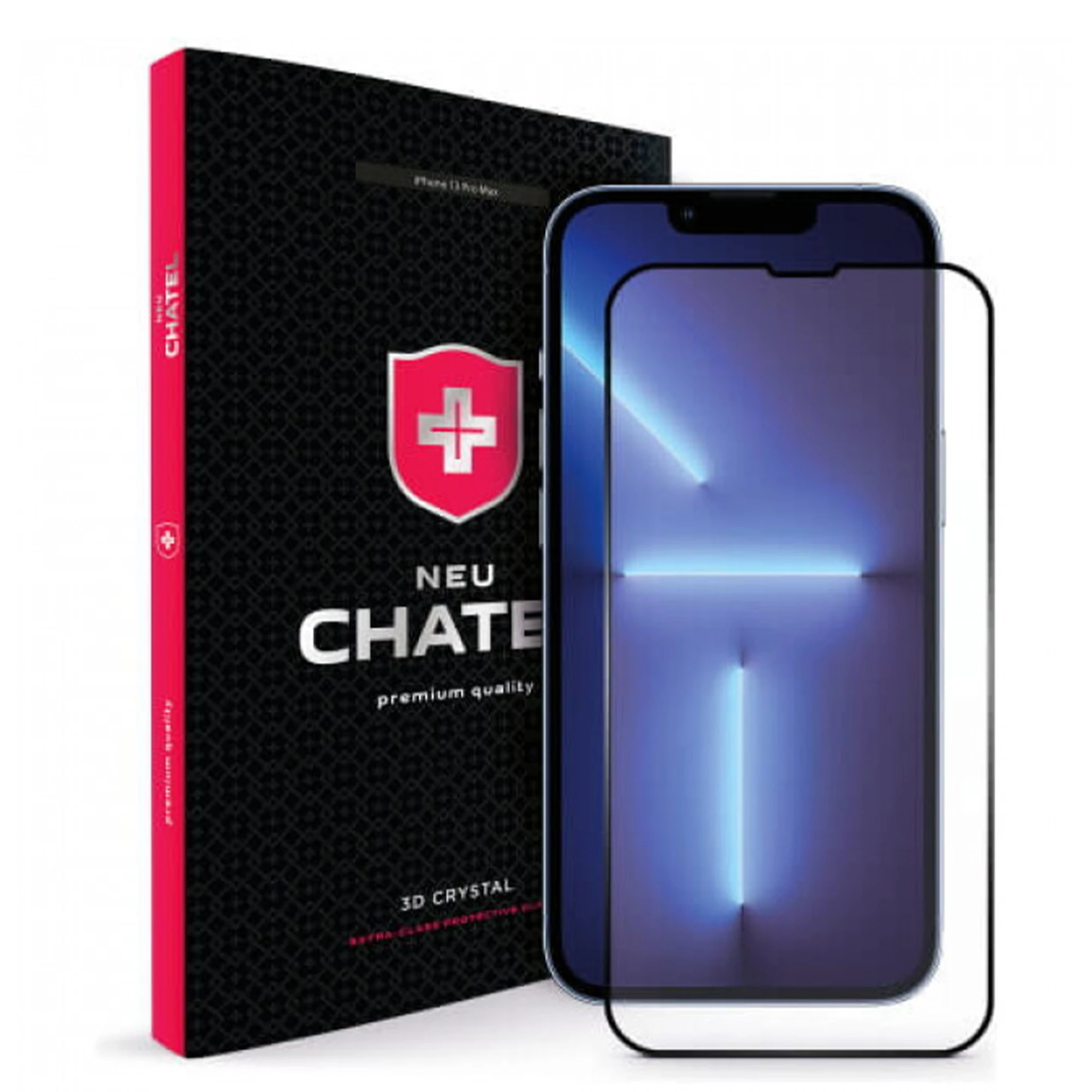 Захисне скло NEU Chatel Premium Quality Glass for iPhone 15 Plus/14 Pro Max