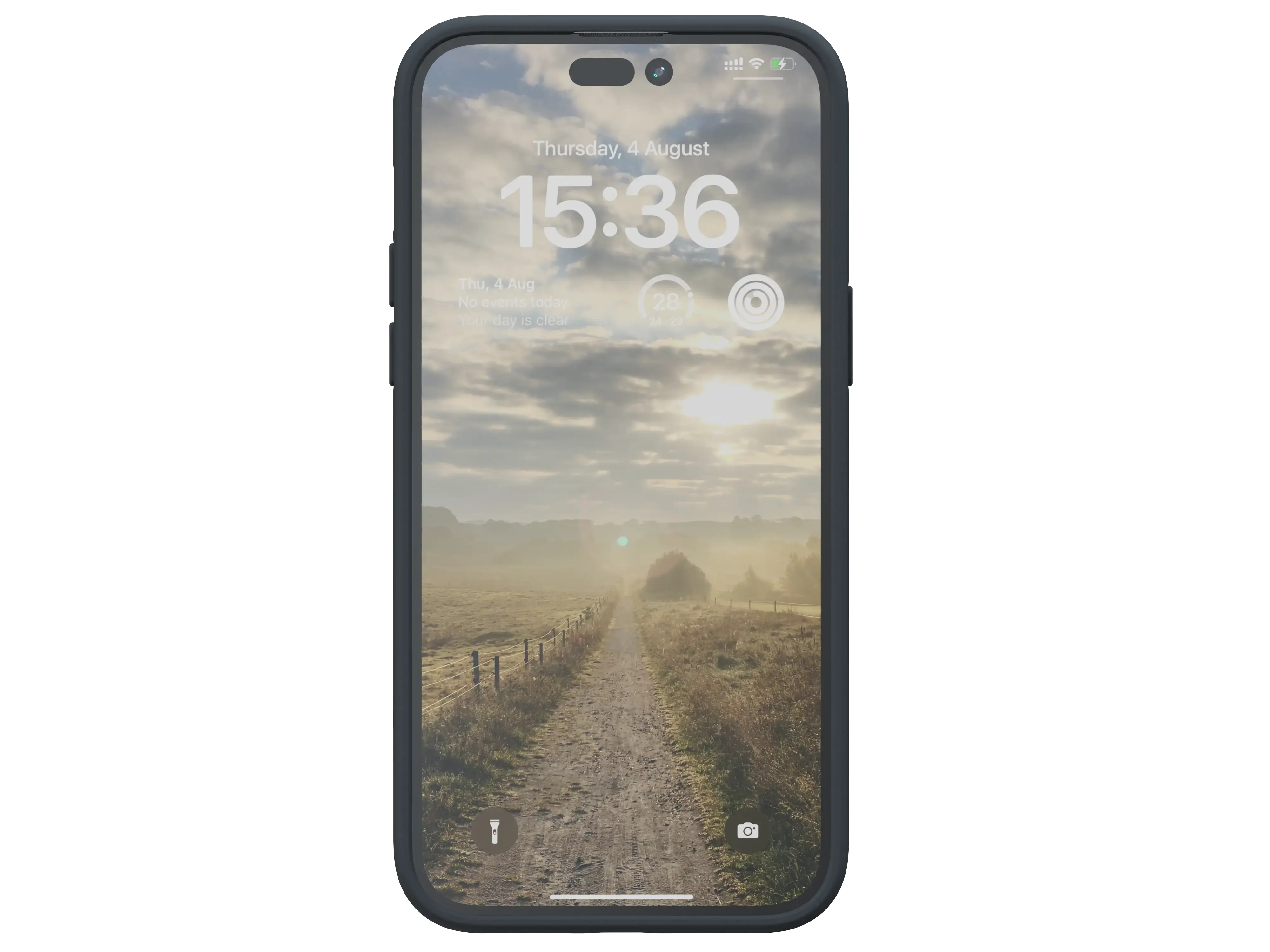 Чехол Njord Suede Comfort+ Case for iPhone 14 Pro Max - Black (NA44CM00)