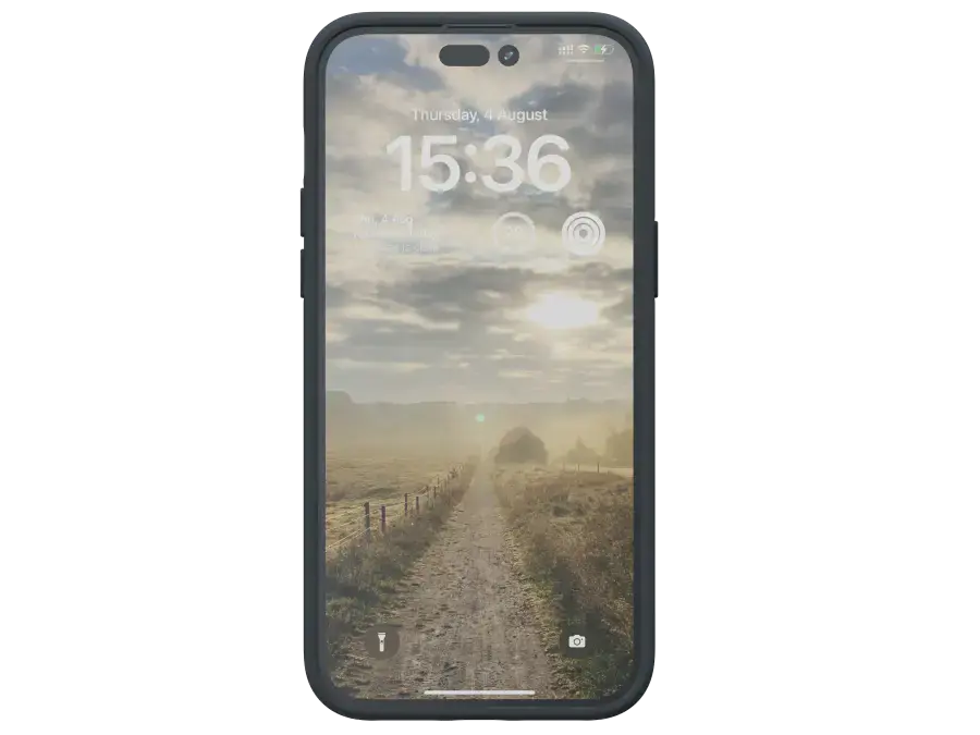 Чехол Njord Suede Comfort+ Case for iPhone 14 Pro Max - Black (NA44CM00)