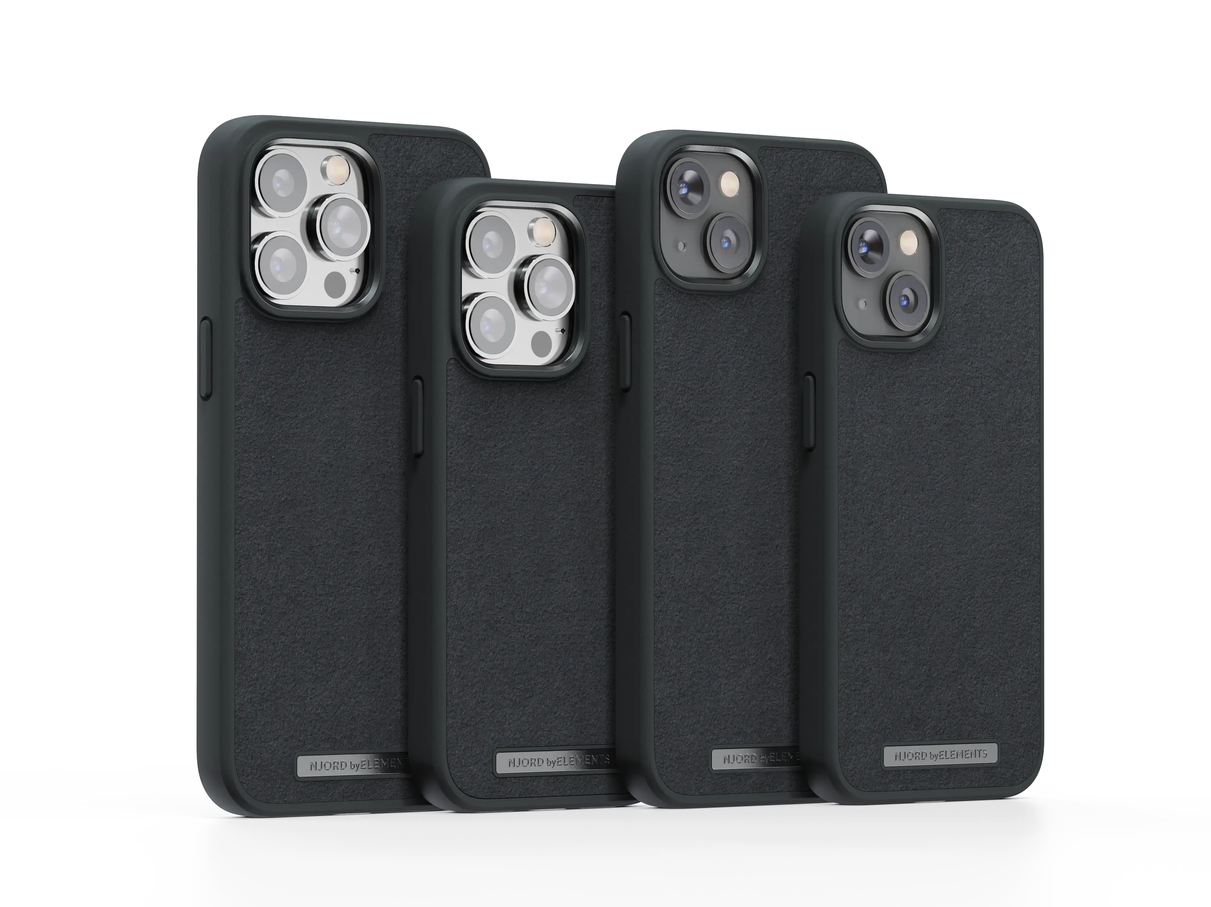 Чехол Njord Suede Comfort+ Case for iPhone 14 Pro Max - Black (NA44CM00)