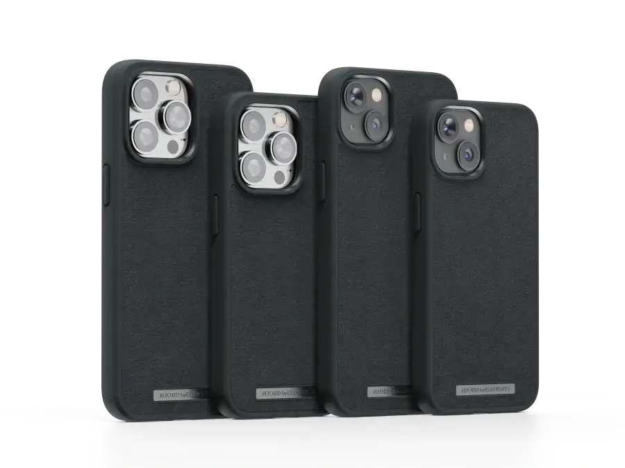 Чехол Njord Suede Comfort+ Case for iPhone 14 Pro Max - Black (NA44CM00)