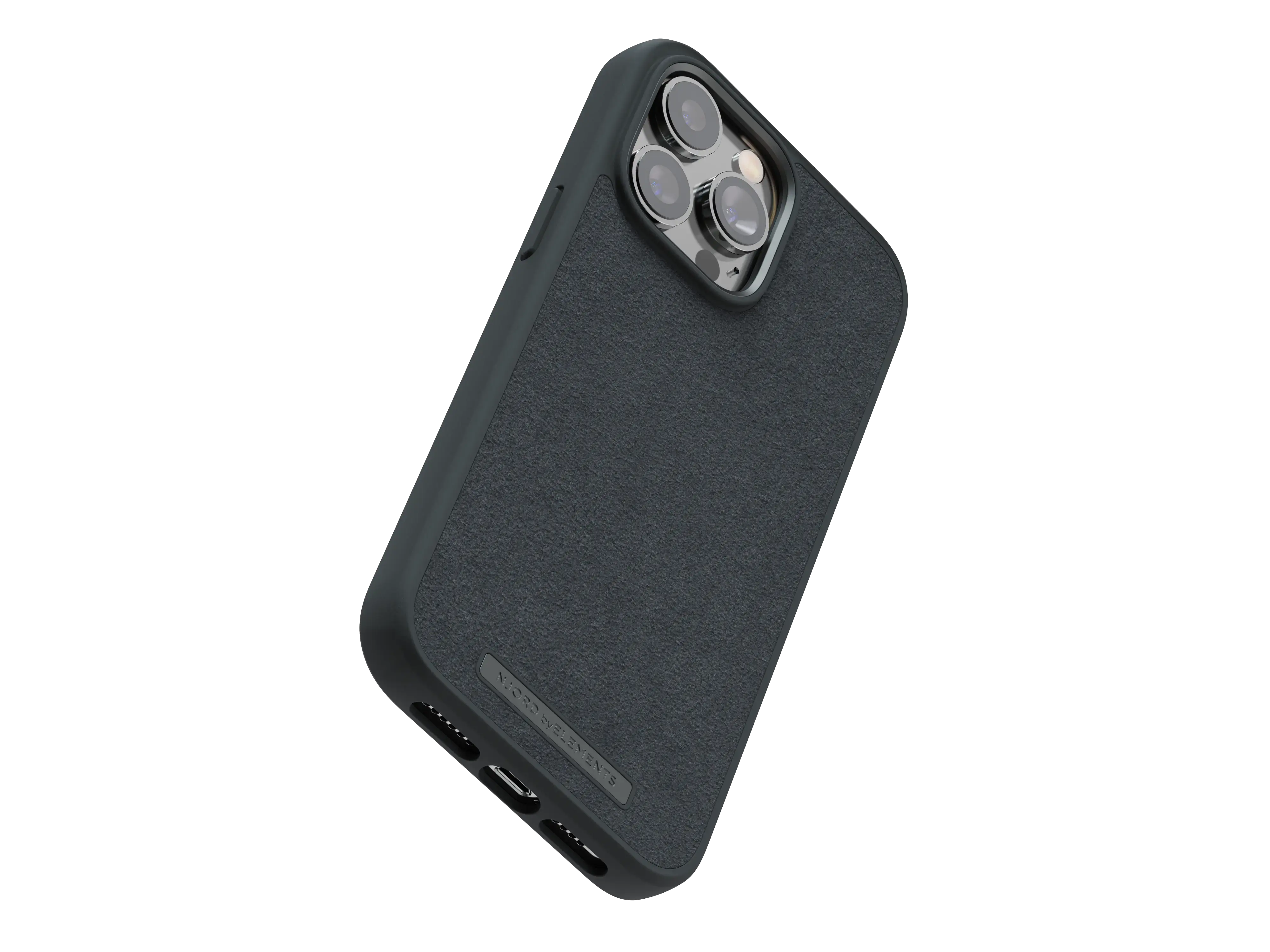 Чехол Njord Suede Comfort+ Case for iPhone 14 Pro Max - Black (NA44CM00)