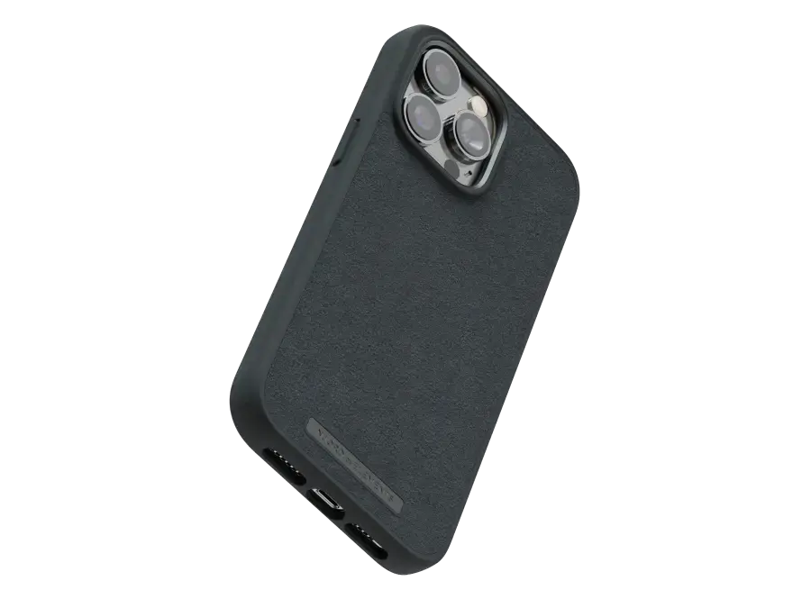 Чехол Njord Suede Comfort+ Case for iPhone 14 Pro Max - Black (NA44CM00)