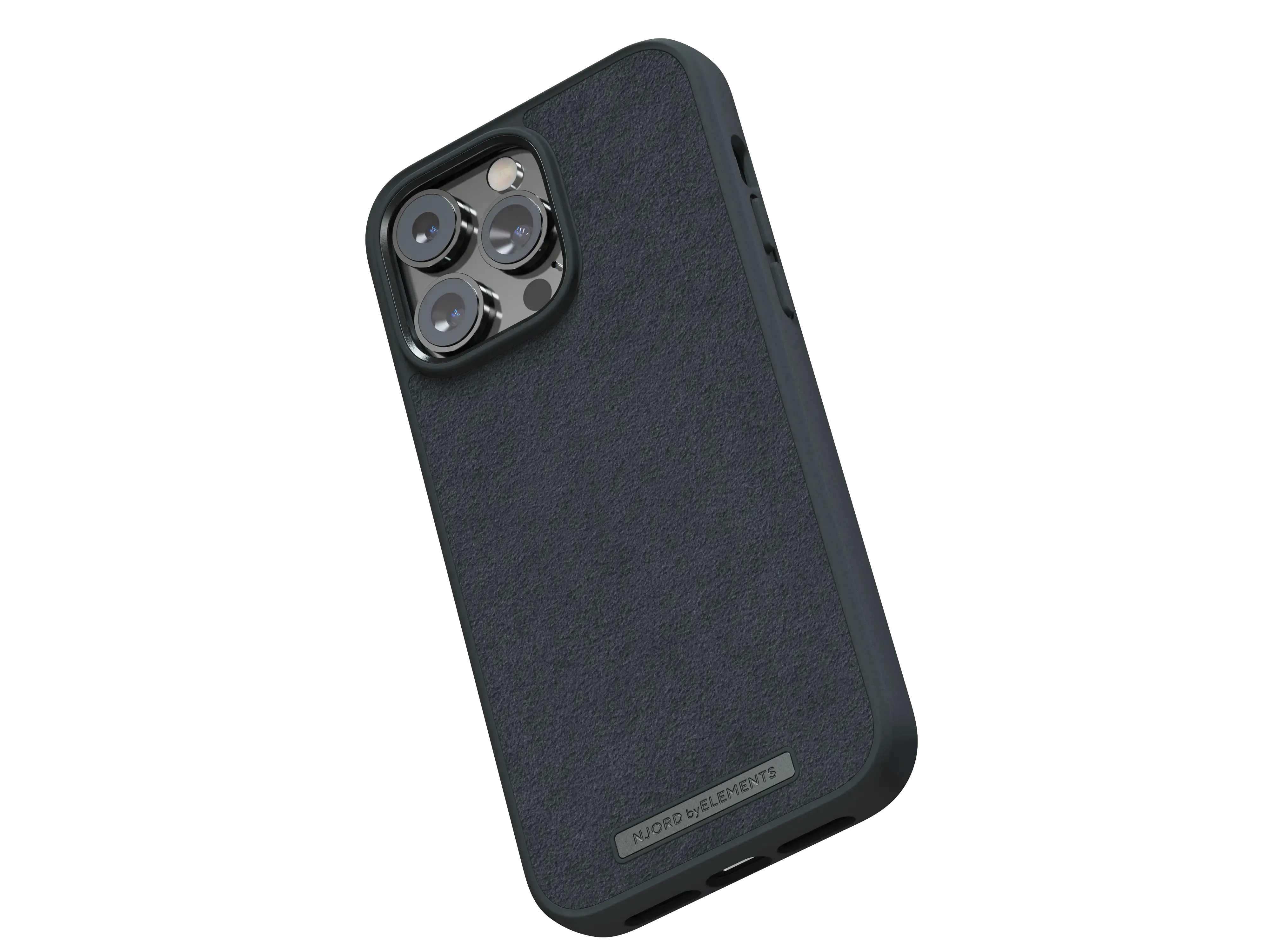 Чехол Njord Suede Comfort+ Case for iPhone 14 Pro Max - Black (NA44CM00)