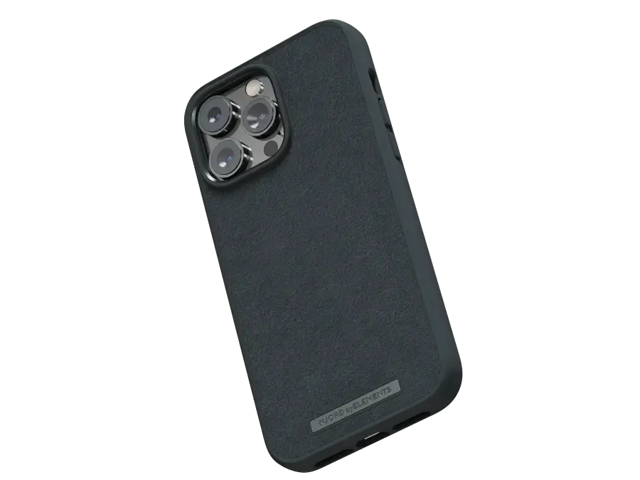Чехол Njord Suede Comfort+ Case for iPhone 14 Pro Max - Black (NA44CM00)