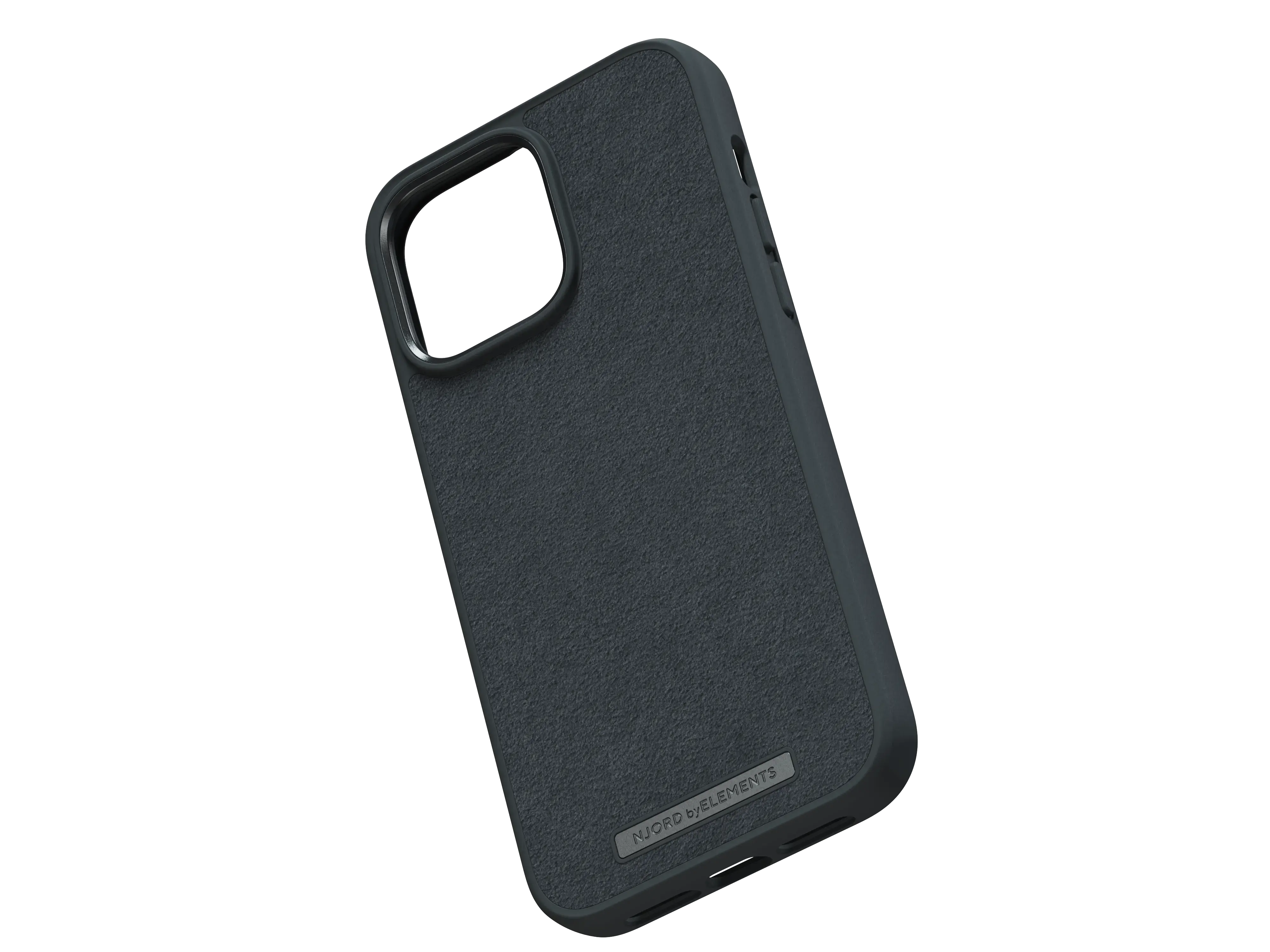 Чехол Njord Suede Comfort+ Case for iPhone 14 Pro Max - Black (NA44CM00)