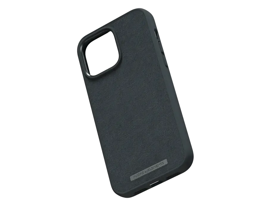 Чехол Njord Suede Comfort+ Case for iPhone 14 Pro Max - Black (NA44CM00)