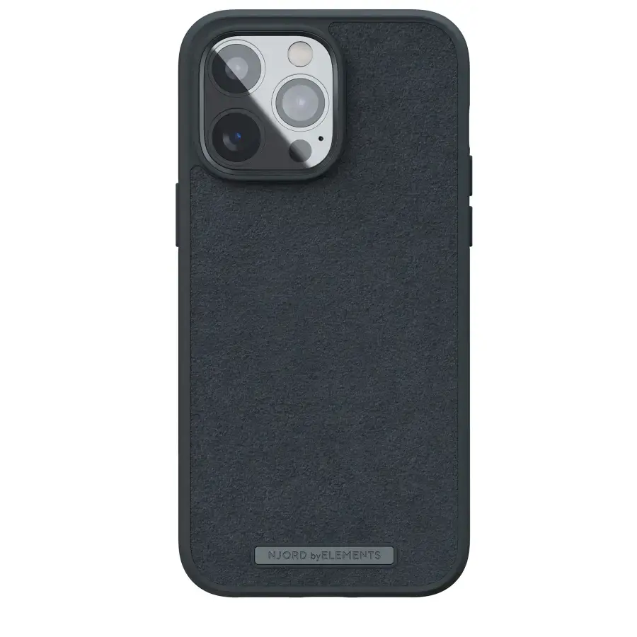 Чехол Njord Suede Comfort+ Case for iPhone 14 Pro Max - Black (NA44CM00)